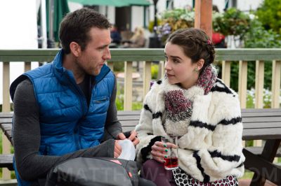 (L-r) MATTHEW LEWIS as Patrick and EMILIA CLARKE as Lou Clark in New Line Cinema's and Metro-Goldwyn-Mayer Pictures' romantic drama "ME BEFORE YOU," a Warner Bros. Pictures and Metro-Goldwyn-Mayer Pictures release.

Copyright: © 2016 WARNER BROS. ENTERTAINMENT INC. AND METRO-GOLDWYN-MAYER PICTURES INC. (THE UNIVERSE EXCLUDING MGM RETAINED TERRITORIES).  © 2016 METRO-GOLDWYN-MAYER PICTURES INC. AND WARNER BROS. ENTERTAINMENT INC. (MGM RETAINED TERRITORIES).

Photo Credit: Alex Bailey
